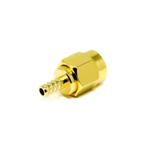 SMA MALE PLUG STRAIGHT CRIMP RG316 RF ADAPTER CONNECTOR