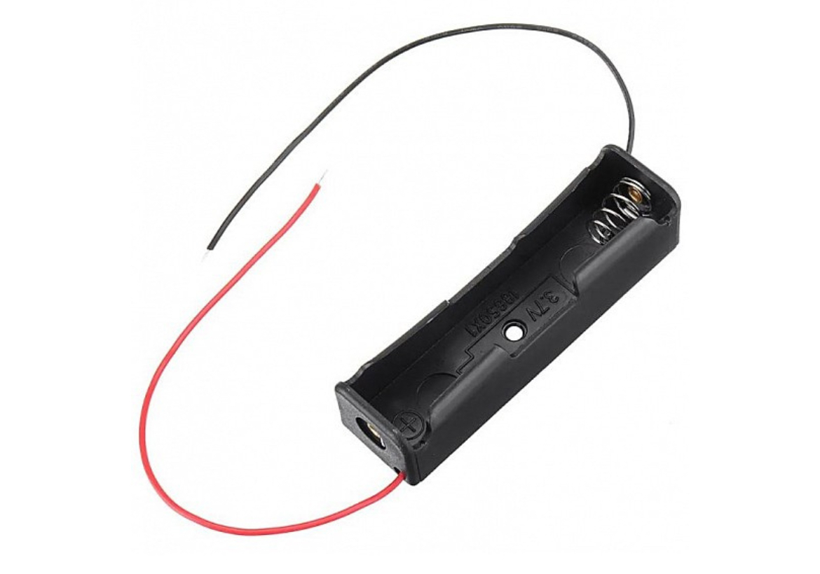 18650 Battery Holder – Single Slot (Without Switch)