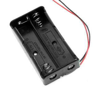 18650 Battery Holder – Double Slot (Without Switch)