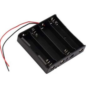 18650 Battery Holder – Quad Slot (Without Switch)