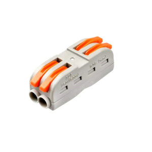 Inline Quick Connector – Single 2-Port (Orange)