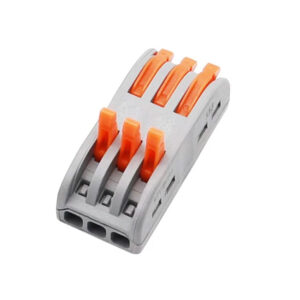Inline Quick Connector – Single 3-Port (Orange)