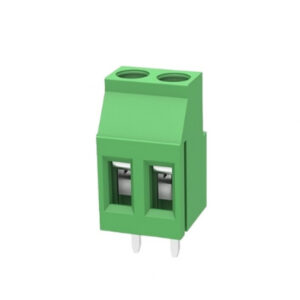 2 Pin Pcb Mount Screw Terminal Block Connectors - 129 (2) Green