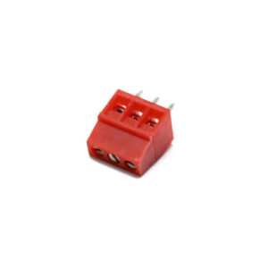 3 Pin Pcb Mount Screw Terminal Block Connectors - 129 (3) Red