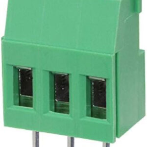 3 Pin Pcb Mount Screw Terminal Block Connectors - 129 (3) Green