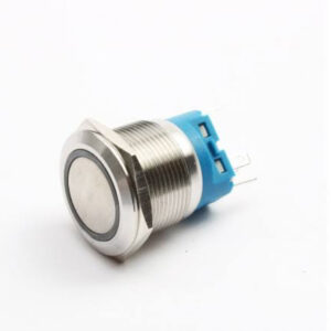 Heavy Metal Switch 16 mm 220V Lock Green