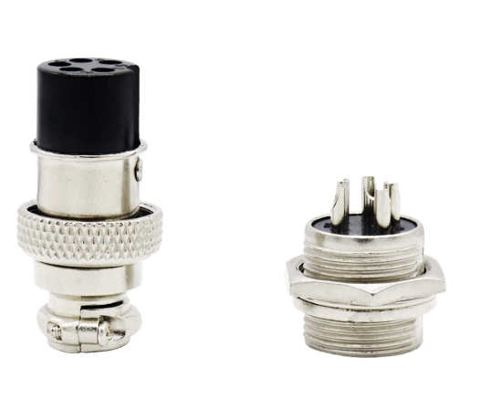 5P Metal Round Male and Female Metal Round Connectors GX16 - 16mm