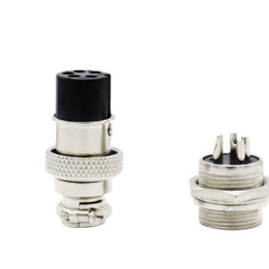 6P Metal Mini Round Male and Female Metal Round Connectors GX12 - 12mm