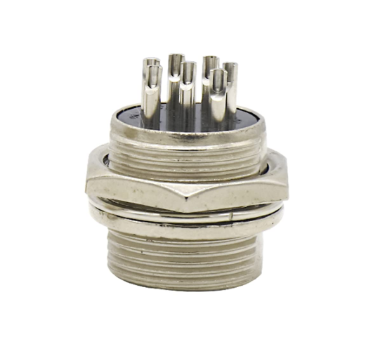 7P Metal Mini Round Male and Female Metal Round Connectors GX12 - 12mm - Image 2