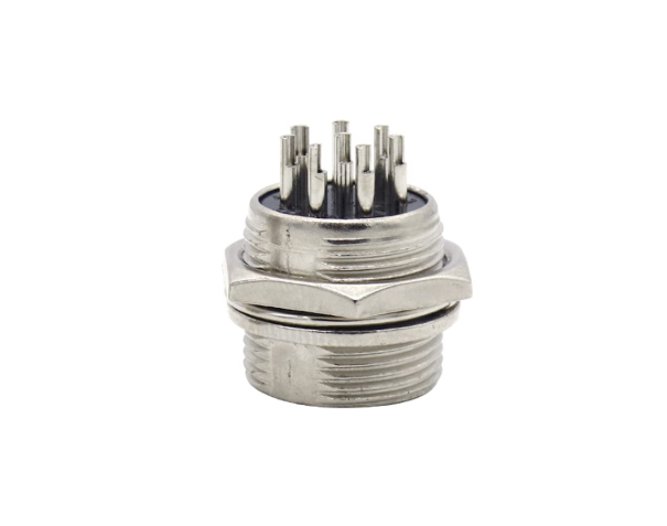 8P Metal Round Male and Female Metal Round Connectors GX16 - 16mm - Image 2