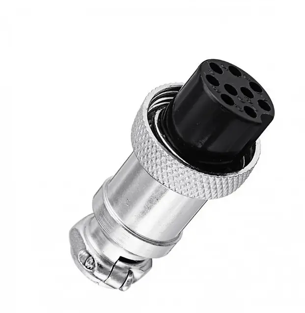 9P Metal Round Male and Female Metal Round Connectors GX16 - 16mm - Image 2