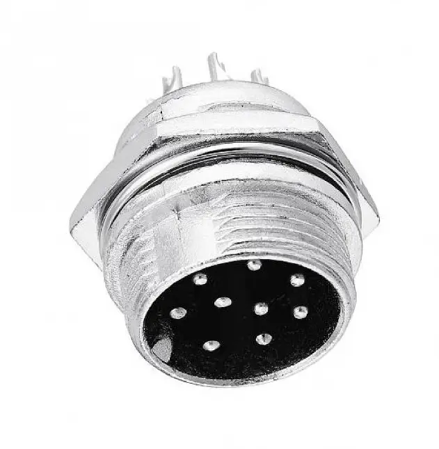 9P Metal Round Male and Female Metal Round Connectors GX16 - 16mm - Image 3