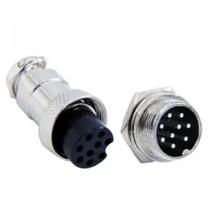 9P Metal Round Male and Female Metal Round Connectors GX16 - 16mm