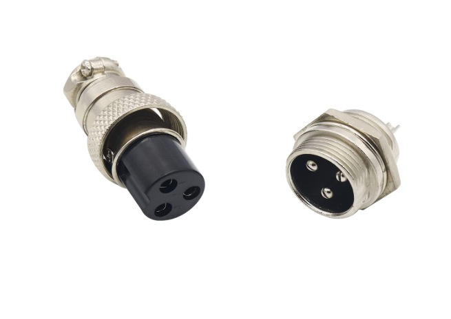 3P Metal Round Male and Female Metal Round Connectors GX16 - 16mm - Image 3