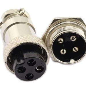 4P Metal Round Male and Female Metal Round Connectors GX16 - 16mm
