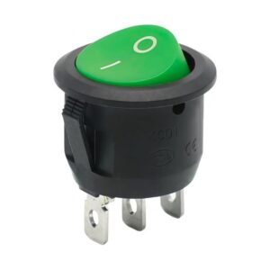 3 Pin Round Rocker Switch