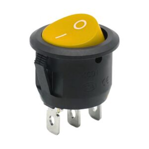 3 Pin Round Rocker Switch