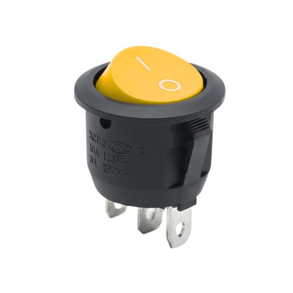 Explore Round Rocker Switch 3 Pin by ElectroSea